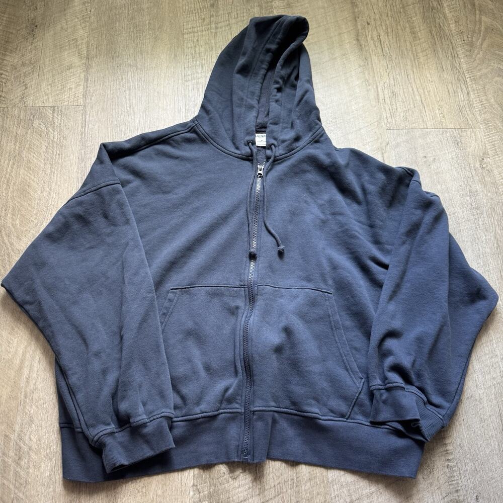 Old Navy Sweatshirt Womens XXL So Comfy Classic Length Hoodie Navy Blue 2XL